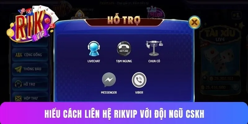 Hiểu cách liên hệ Rikvip với đội ngũ CSKH
