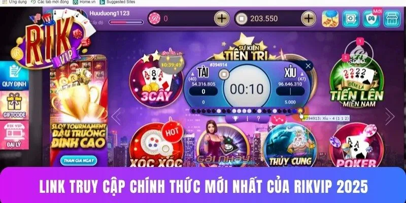 Link truy cập chính thức mới nhất của RIKVIP 2025